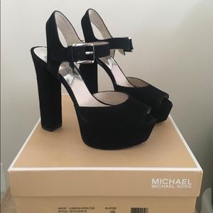 Michael Kors London Open Toe Platform Heel